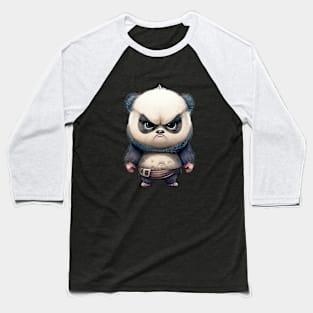 Panda Cute Adorable Humorous Illustration Baseball T-Shirt